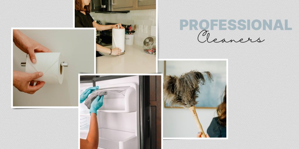To show details that professional cleaners take care of in each home they clean.